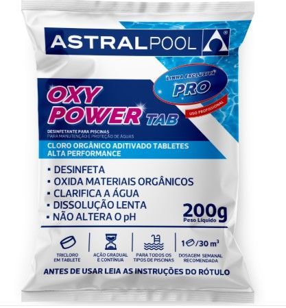 PASTILHA DE CLORO  OXYPOWER 200G ASTRALPOOL FLUIDRA