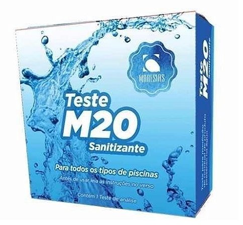 Kit teste Residual M20 Sanitizante Tratamento Maresias