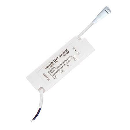 Driver Para Paineis Led 36W Backlight Bivolt Branco Llum Bronzearte