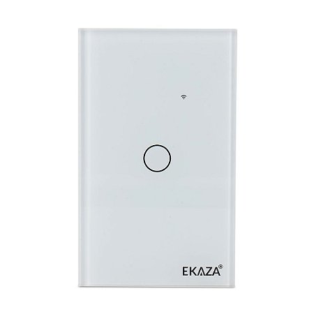 Interruptor Inteligente 4X2 Touch 2.5D Wi-Fi 1 Botao