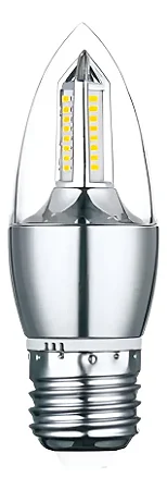 Lampada Led Vela E27 320 Lumens 4W Bivolt 120º Ctb