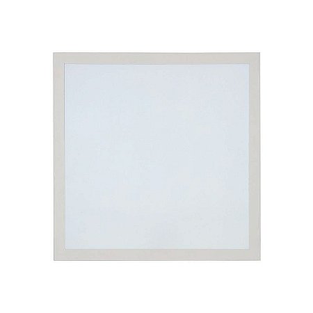 Painel Led Backlight Sobrepor Quadrado 3240 Lúmens 36W Bivolt 40Cm Branco Lllum Bronzearte - Branco Frio