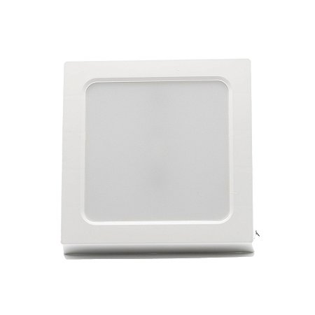 Painel Led Sobrepor Quadrado 3000K Branco Quente 12W Bivolt Branco Ledbee