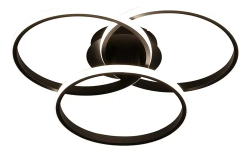 LUMINARIA SELENE 002P PRETO 45W 3 EM 1