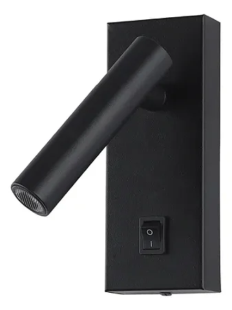 LUMINARIA DE PAREDE LED COM INTERRUPTOR BPLI-2W/A PT/BQ