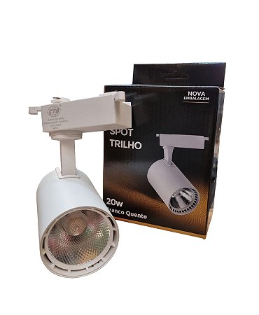 Spot P/ Trilho Blst/Ja-20W Br/Bq