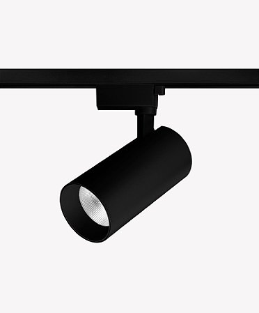 Spot Para Trilho 30W 4000K Bivolt Preto