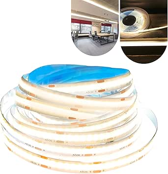 Fita Led Cob 12V 5M 360Led/M Branco Neutro 4000K VLX