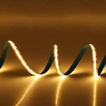 Fita Led Cob 12V 5M 480Led/M Branco Quente 3000K CTB