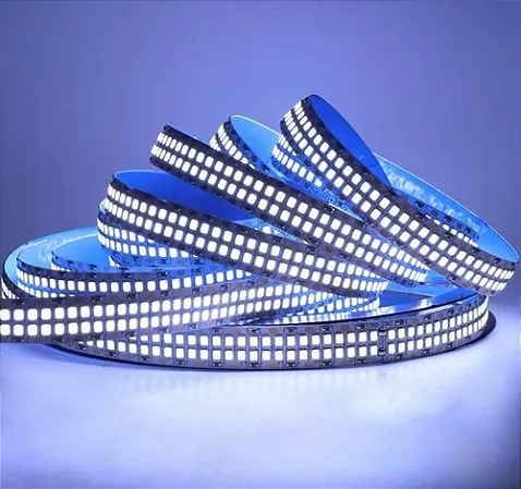 Fita Led 12V 5M 480Led/M (DUAS LINHAS) Branco Frio 6500K CTB