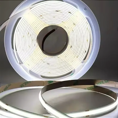 Fita LED COB 320 LEDs 110V Branco Frio 6500K IP44 10 Metros Golf