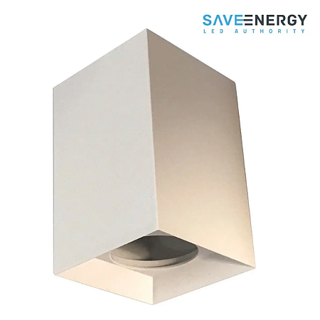 Spot Sobrepor Tower Recuado Base Fixa Termoplástico com Lâmpadas Save Energy