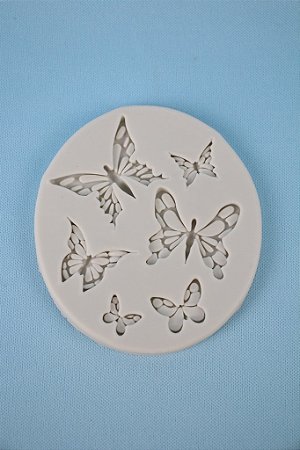Molde de Silicone Alimentício - Borboletas