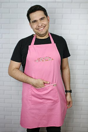 Avental Abcdário da Confeitaria Yogurt Costura Artesanal