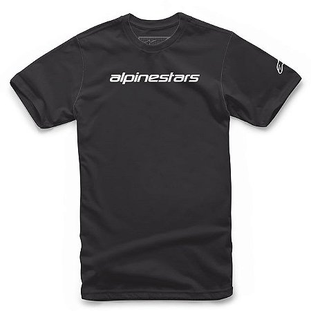 Camiseta Alpinestars Linear Wordmark - Preto