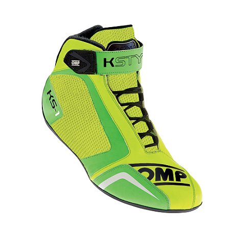 SAPATILHA KART OMP KS-1 AMARELO/VERDE