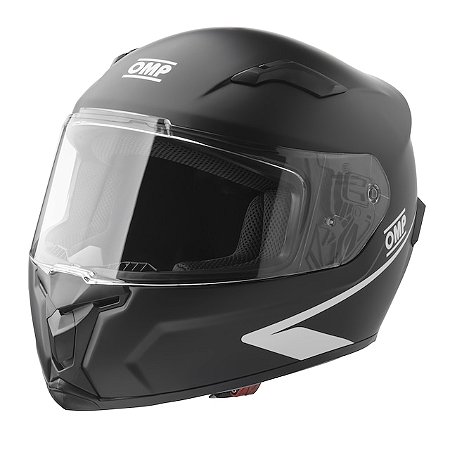 CAPACETE KART OMP MY CIRCUIT EVO2 -  PRETO