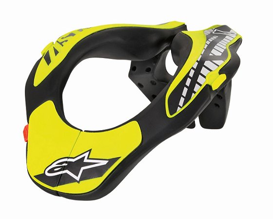 Protetor de pescoço infantil Alpinestars - Amarelo fluo