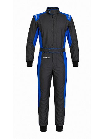 Macacão Kart SinRace S2 - Preto/Azul