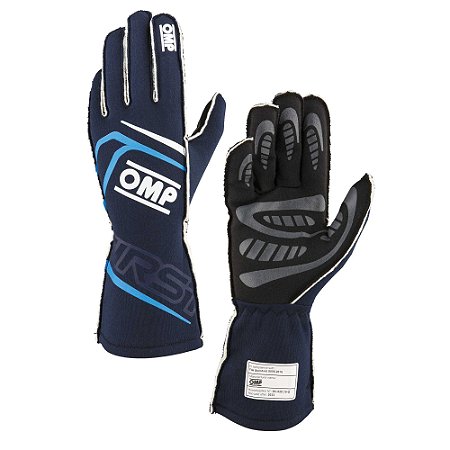 LUVA ANTICHAMAS OMP FIRST - AZUL CIANO