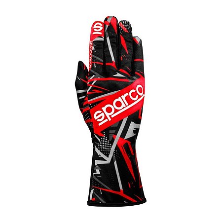 LUVA KART SPARCO K-ROOKIE - VERMELHO / PRETO
