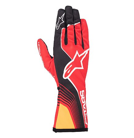 LUVA KART ALPINESTARS TECH 1 V2 FUTURE - VERMELHO