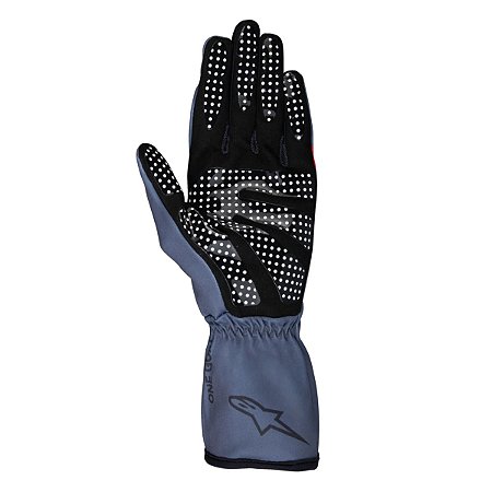 LUVA KART ALPINESTARS TECH 1 V2 PURE - CINZA - SinRace Produtos