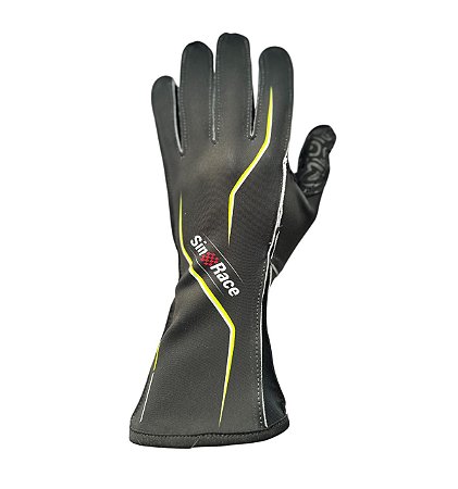 LUVA KART SINRACE S1 - PRETO/AMARELO