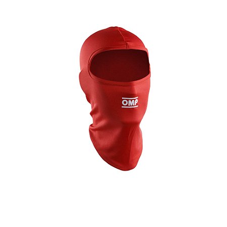 BALACLAVA KART OMP SPANDEX - VERMELHO