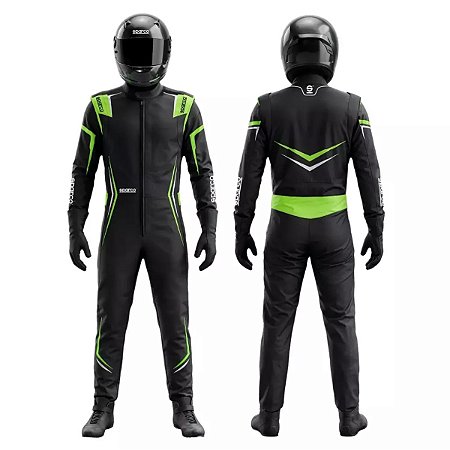 MACACÃO SPARCO VELOCE - PRETO/VERDE