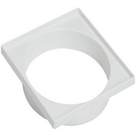 Porta Grelha Quadrada Branco 100mm Tigre