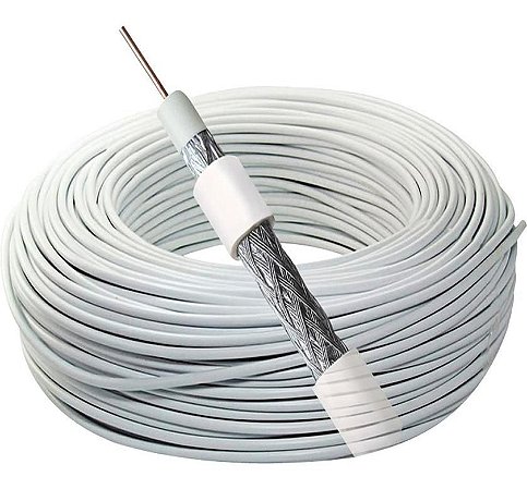 Cabo Coaxial Rg59 Malha 40% - 30 Metros