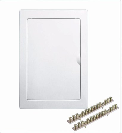 Quadro De Distribuição 16/24 + Barramentos Embutir Fame