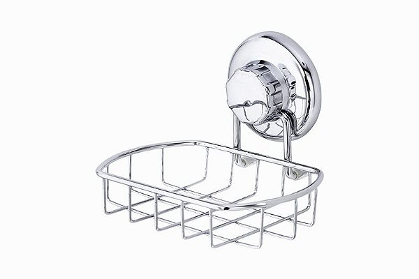 Saboneteira Aço Inox Com Ventosa Astra Avi/sab