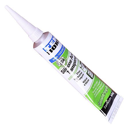 Silicone Acético Transparente 50g Transparente