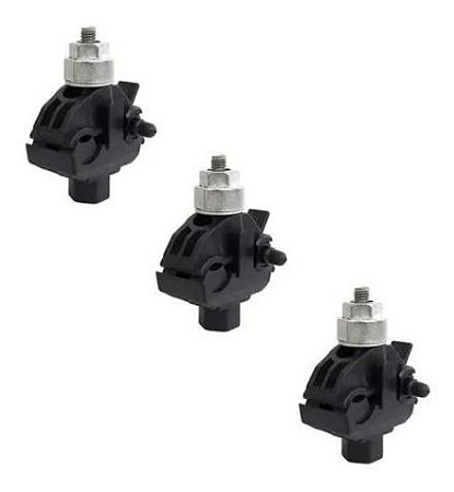 Kit 3 Conector Derivação Perfurante 10 - 95mm² CDP 70