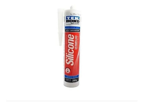 Silicone Vermelho Alta Temperatura 280g Tekbond
