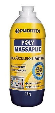 Cola P/ Azulejo E Pastilha Massaplic 700g Polytec