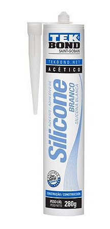 Silicone Adesivo Acético Branco Multiuso Tekbond 280g