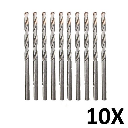 Kit 10 Broca Para Concreto Widea Videa 3,5mmX45mm Irwin