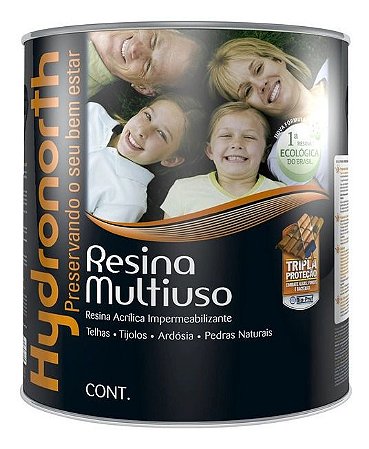 Resina Acrílica Multiuso Solvente 3,6lts Hydronorth