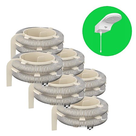 Kit 6 Resistência 220v 6800w Ducha Eletrônica Fit Hydra