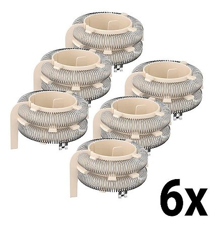 Kit 6 Resistência 220v 6800w Ducha Eletrônica Fit Hydra