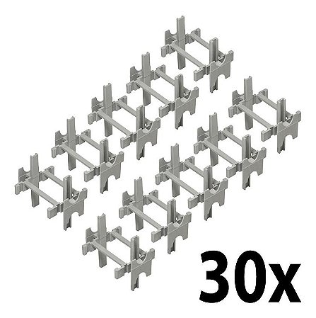 Kit 30 Espaçador P/bloco De Vidro 10mmx8cm Cortag