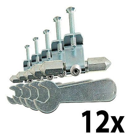 Kit 12 Reparo De Abas P/ Caixa De Luz 4x2 Marcai