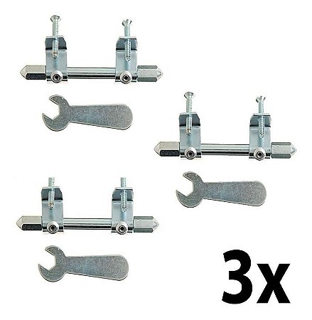 Kit 3 Reparo Abas De Caxinhas De Luz 4x4 Marcai