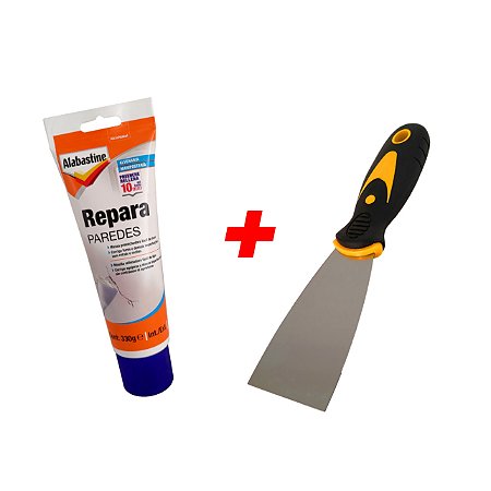 Kit Repara Paredes 330g Alabastine + Espátula