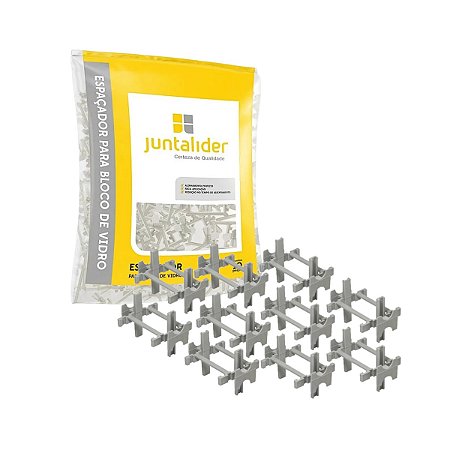 Kit 10 Espaçador P/ Assentamento Bloco Vidro 10mm Juntalider