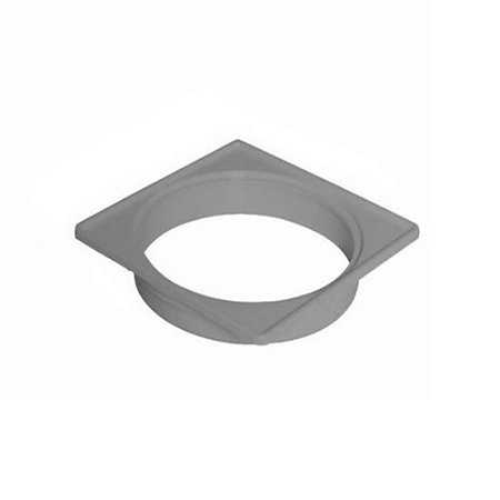 Porta Grelha Quadrada Cinza 100mm Tigre