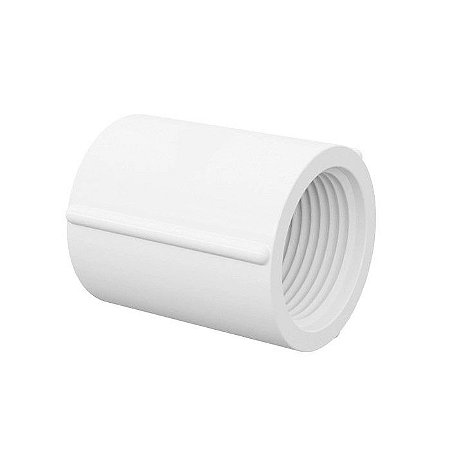 Luva PVC Roscável 1.1/2" Branca (50mm) Tigre